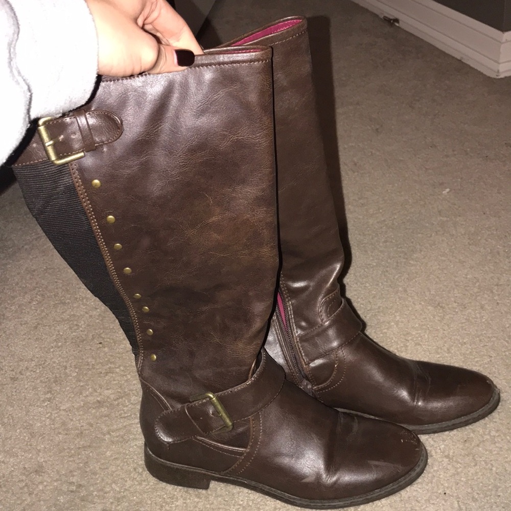 Brown fall boots !